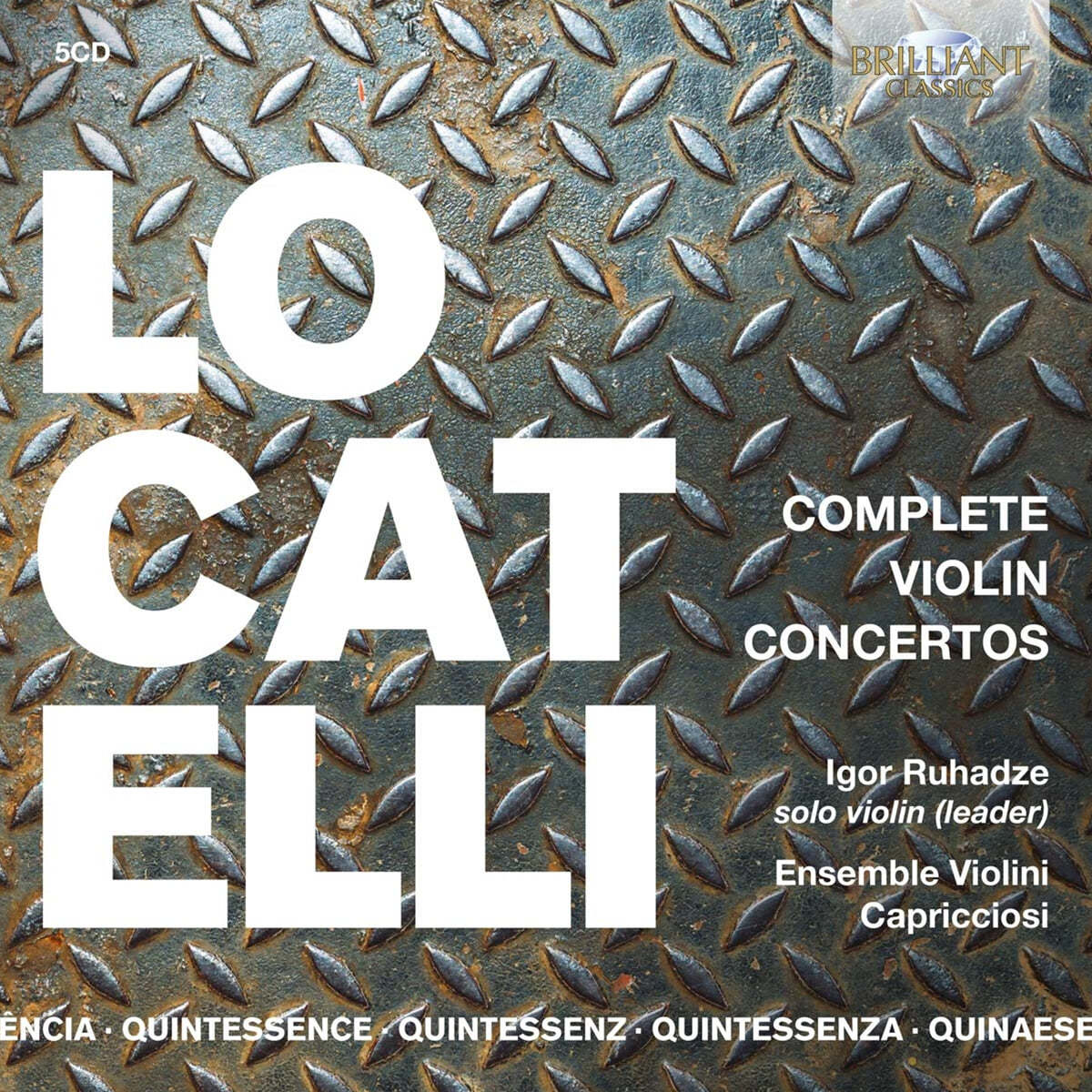 Igor Ruhadze 로카텔리: 바이올린 협주곡 전곡 (Pietro Locatelli: Complete Violin Concertos) 