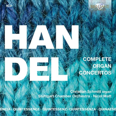 :  ְ  (Quintessence Handel - Complete Organ Concertos) (5CD) - Christian Schmitt