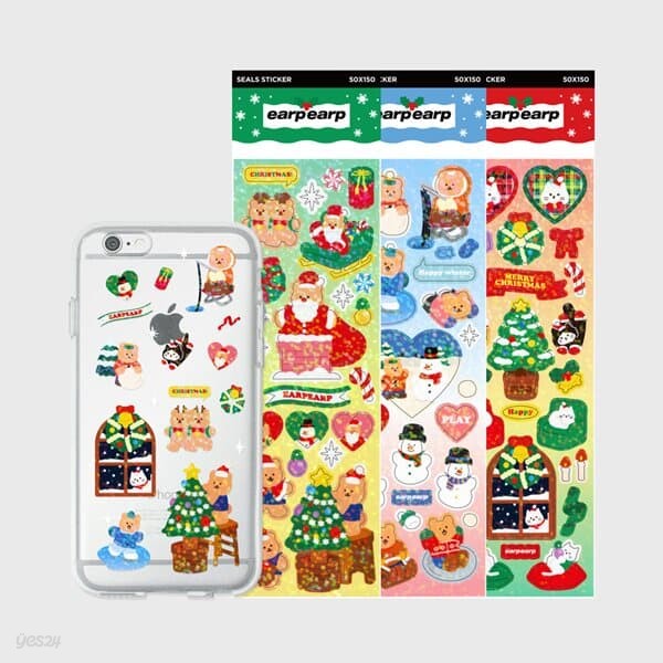 Jelly case sticker set(Christmas covy)