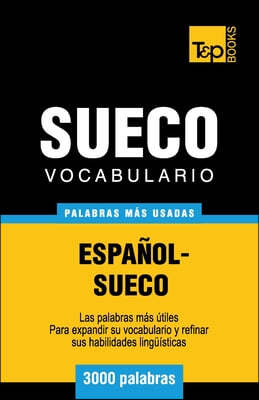 Vocabulario espanol-sueco - 3000 palabras mas usadas