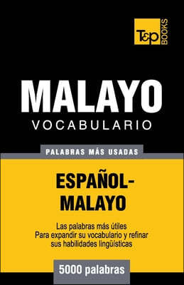 Vocabulario espanol-malayo - 5000 palabras mas usadas