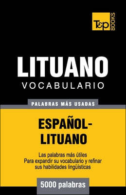 Vocabulario espanol-lituano - 5000 palabras mas usadas