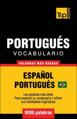 Vocabulario Espanol-Portugues Brasilero - 9000 palabras mas usadas