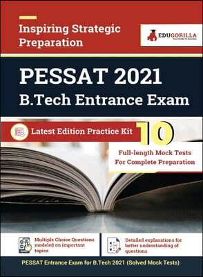 Edugorilla PES Scholastic Aptitude Test (PESSAT) Entrance Exam 2020 - 10 Mock Test - Latest Edition Practice Kit