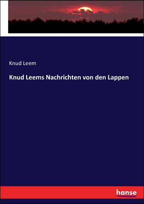 Hansebooks Knud Leems Nachrichten von den Lappen