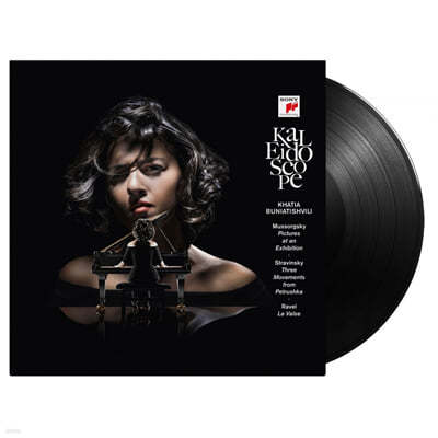 Khatia Buniatishvili — 무소르그스키: 전람회의 그림 / 스트라빈스키: 페트루슈카 / 라벨: 왈츠 - 카티아 부니아티쉬빌리 (Kaleidoscope) 앨범 커버