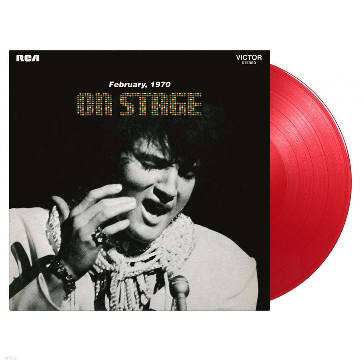 Elvis Presley (엘비스 프레슬리) - On Stage [투명 레드 컬러 LP] 