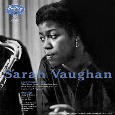 Sarah Vaughan (사라 본) - Sarah Vaughan [LP] 