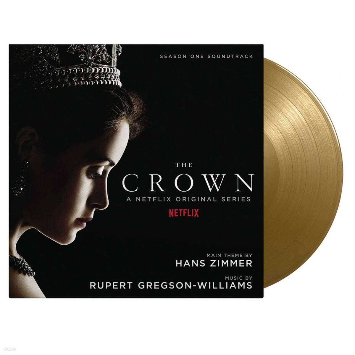 Netflix '더 크라운 시즌 1' 드라마음악 (The Crown Season 1 OST by Hans Zimmer / Rupert Gregson-Williams) [골드 컬러 2LP]