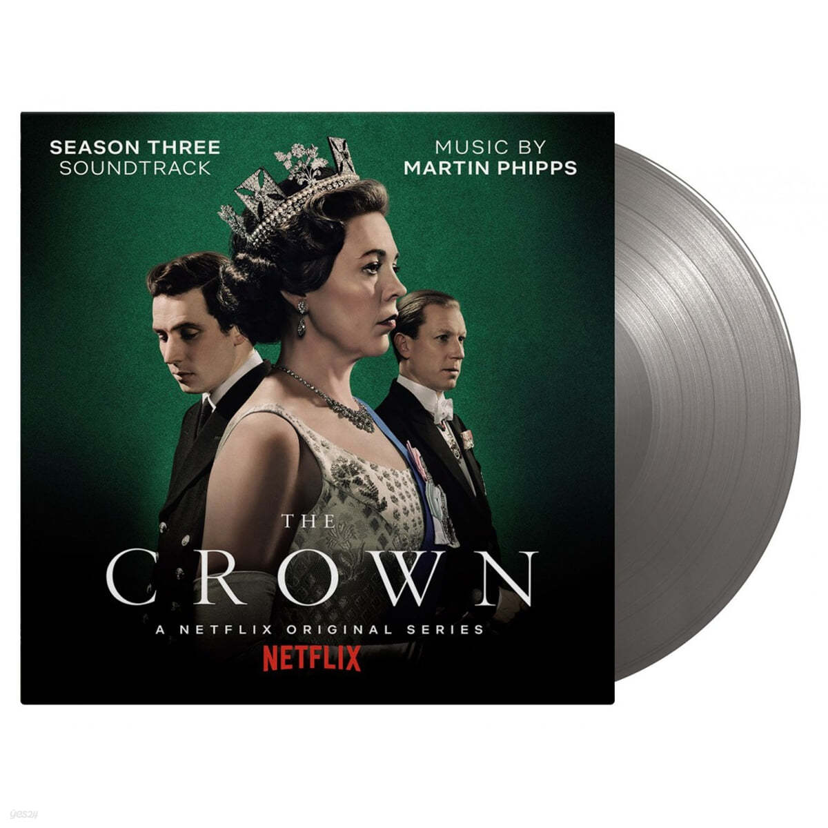 Netflix '더 크라운 시즌 3' 드라마음악 (The Crown Season 3 OST by Martin Phipps) [실버 컬러 LP] 