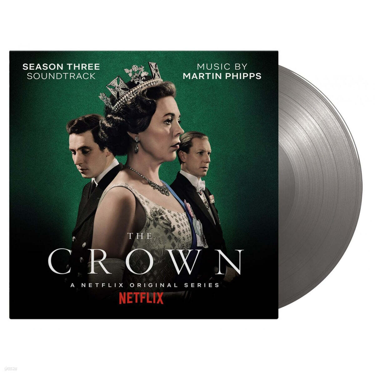 Netflix '더 크라운 시즌 3' 드라마음악 (The Crown Season 3 OST by Martin Phipps) [실버 컬러 LP]