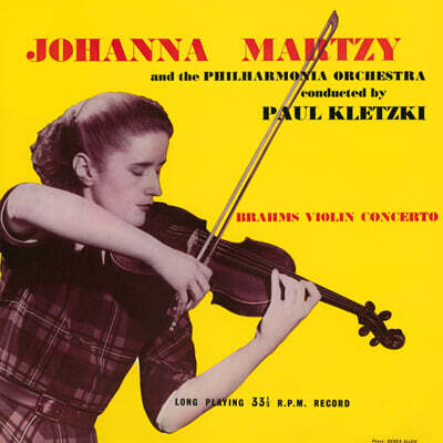 Johanna Martzy — 요한나 마르치 (Brahms: Violin Concerto Op.77) 앨범 커버