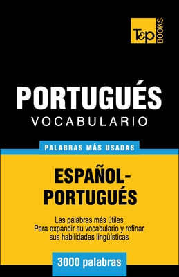 Vocabulario espanol-portugues - 3000 palabras mas usadas