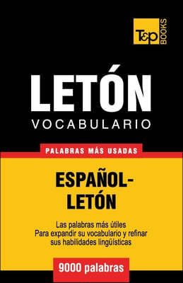 Vocabulario espanol-leton - 9000 palabras mas usadas