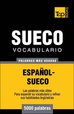 Vocabulario espanol-sueco - 5000 palabras mas usadas