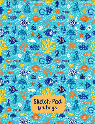 Sketch pad for boys-Sketch Book 8x5- Drawing Notebook Boys-Drawing Pads for Kids Ages 4-8- Art Pad Paper- Drawing Pad Kids Large-