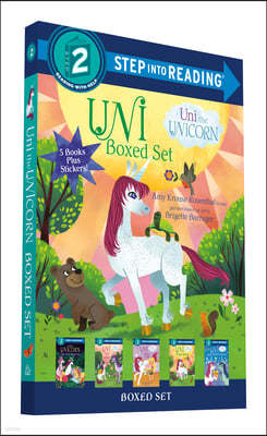 Uni the Unicorn Step Into Reading Boxed Set: Uni Brings Spring; Uni's First Sleepover; Uni Goes to School; Uni Bakes a Cake; Uni and the Perfect Prese