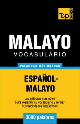 Vocabulario espanol-malayo - 3000 palabras mas usadas