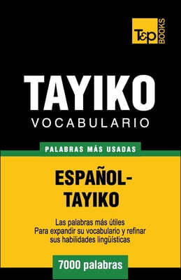 Vocabulario espanol-tayiko - 7000 palabras mas usadas