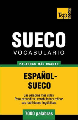 Vocabulario espanol-sueco - 7000 palabras mas usadas