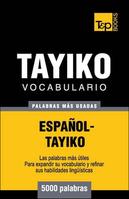 Vocabulario espanol-tayiko - 5000 palabras mas usadas