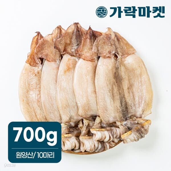 [청정바다]원양산 반건조 오징어 700g 내외 피데기