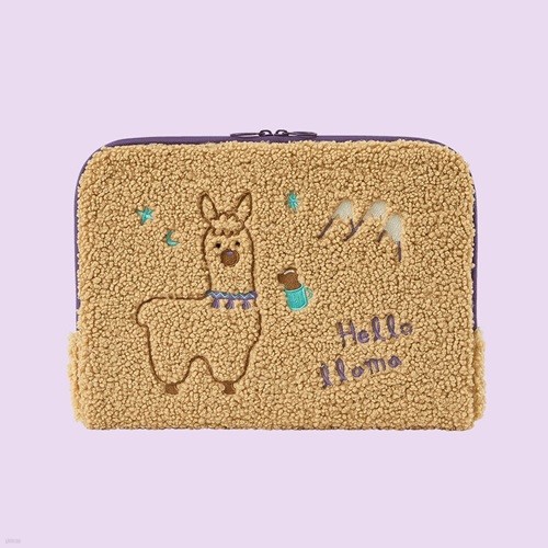 아이패드 13 노트북 포켓 파우치_덤블 라마 (아이패드, 13)