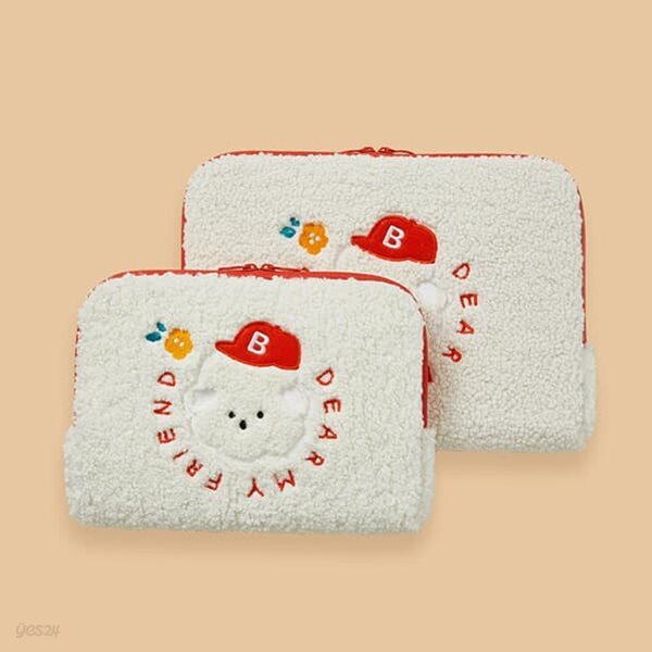 아이패드 13 노트북 포켓 파우치_덤블 비숑 (아이패드, 13)