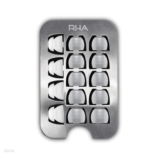 RHA 이어폰 실리콘팁 소비코AV정품 / silicone ear tips with stainless steel holder