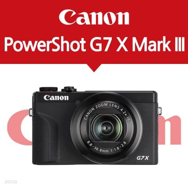 [캐논정품] Powershot G7X Mark III 블랙