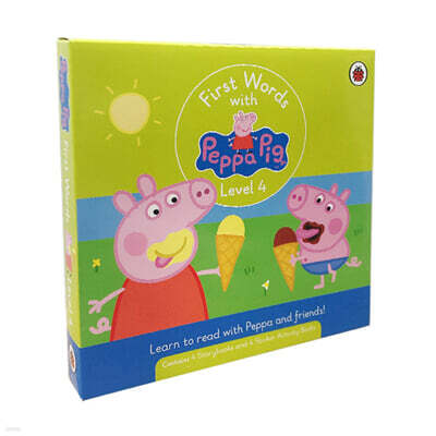 First Words with Peppa Level 4 Pack (스토리북4권+액티비티북4권+QR음원제공)