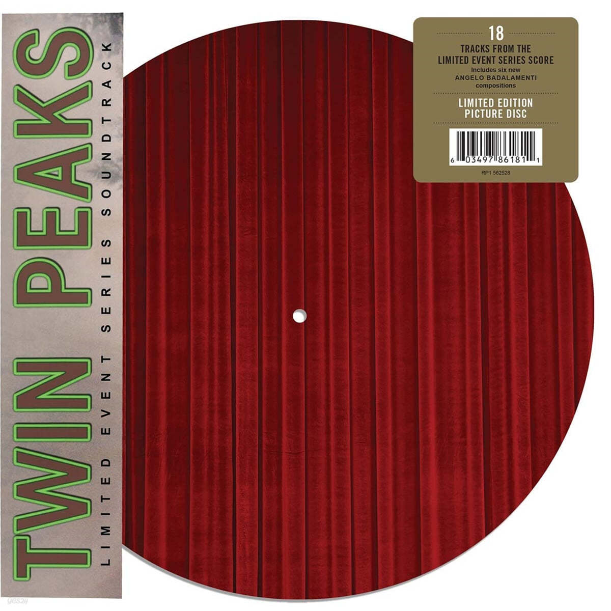 트윈 픽스 드라마 음악 (Twin Peaks OST) [픽쳐 디스크 2LP] 