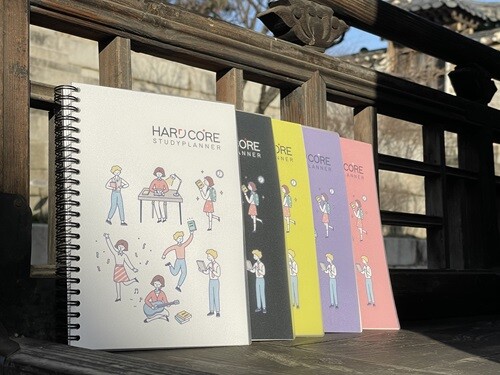 ★한정특가★ 위클리플래너 대학생다이어리 하드코어플래너 24주용 수험생스케줄러