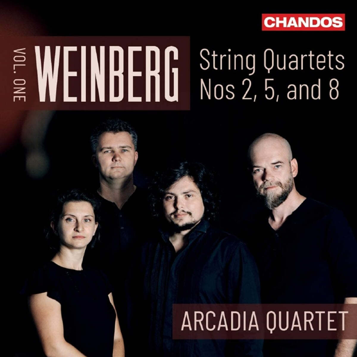 Arcadia Quartet 바인베르크: 현악 사중주 1집 - 아르카디아 콰르텟 (Weinberg: String Quartets Vol.1)