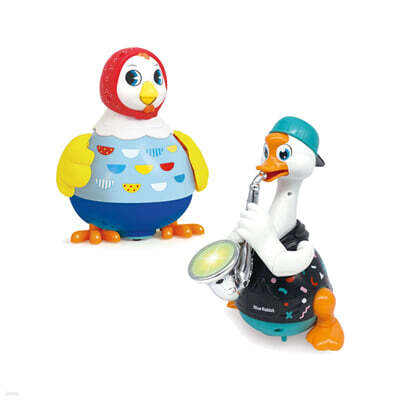 아기와 놀아 주는 꼬꼬맘 + 구스파파