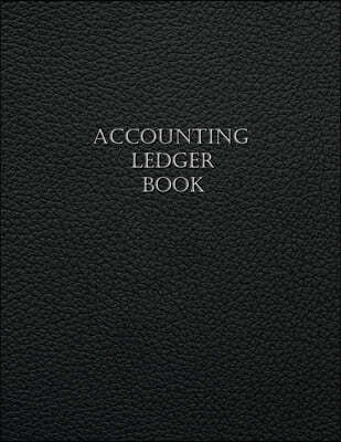 Accounting Ledger: Simple Business Ledger Checking Account Transaction Register Cash Book For Bookkeeping 7 Column Payment Record And Tra