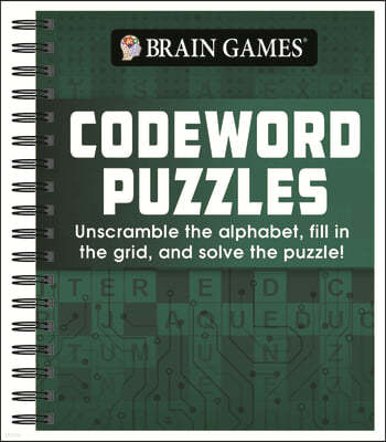 Brain Games - Codeword Puzzle: Unscramble the Alphabet, Fill in the Grid, and Solve the Puzzle!