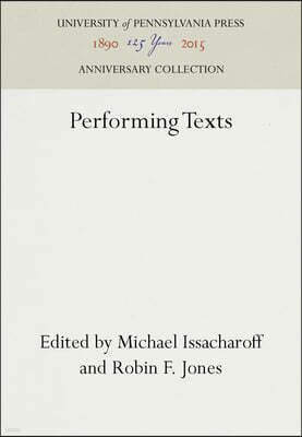 Performing Texts