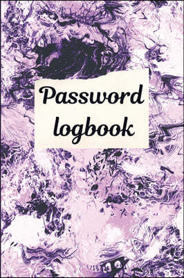 Password Logbook: Personal internet password keeper and organizer.