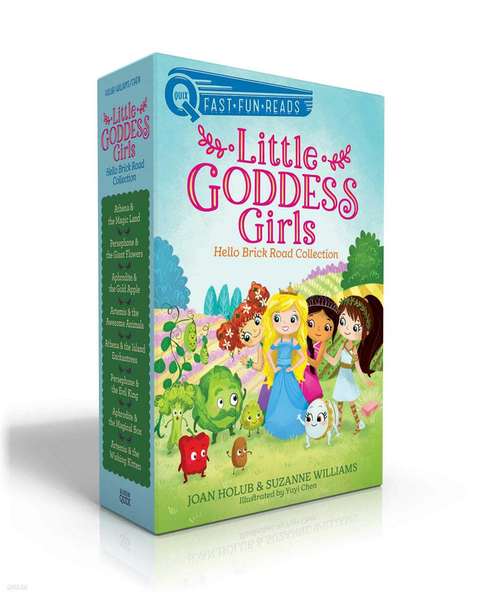 Little Goddess Girls Hello Brick Road Collection (Boxed Set): Athena & the Magic Land; Persephone & the Giant Flowers; Aphrodite & the Gold Apple; Art