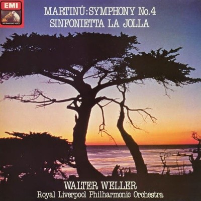 [수입][LP] Walter Weller - Martinu: Symphony No. 4 / Sinfonietta La Jolla