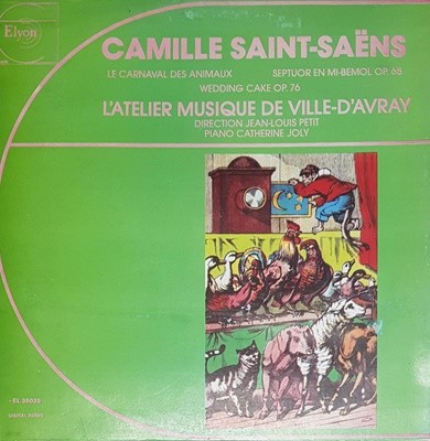 [수입][LP] Jean-Louis Petit, Catherine Joly - Saens: L‘atelier Musique De Ville-D‘avray [Gatefold]