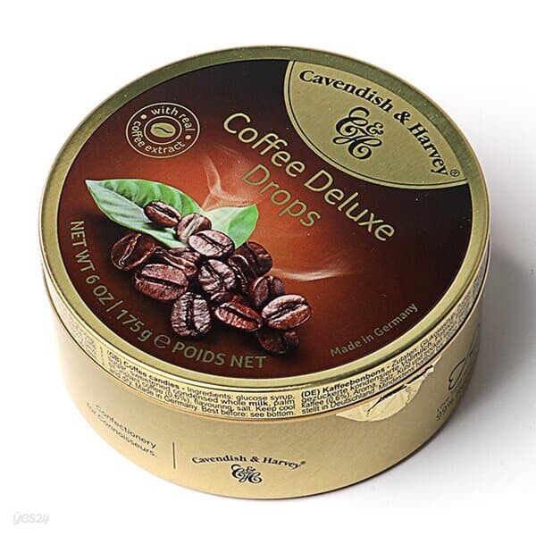 캐빈디쉬 캔사탕 (커피) 175g