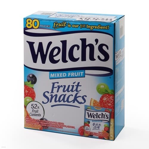 [Welchs]웰치스 믹스 후르츠 젤리 2kg(80입)
