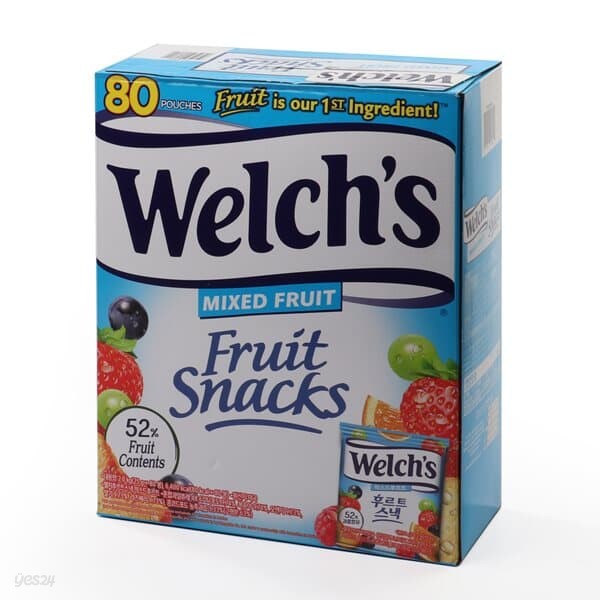 [글로벌푸드][Welchs]웰치스 믹스 후르츠 젤리 2kg(80입)