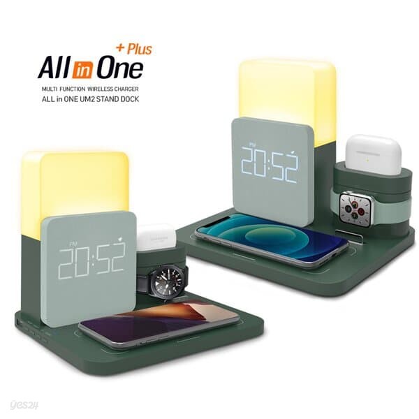 애플 삼성 워치 올인원 LED 무선충전기 AL3IN1 PLUS