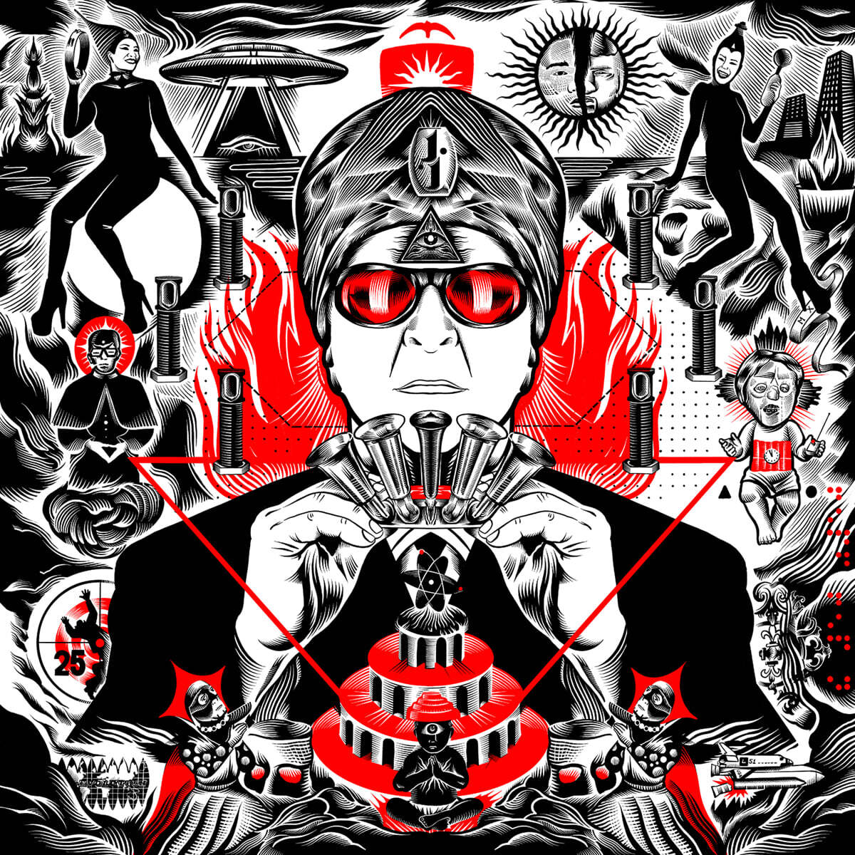 Devo's Gerald V. Casale (디보 / 제랄드 카살레) - Jihad Jerry &amp; The Evildoers [레드 컬러 LP]
