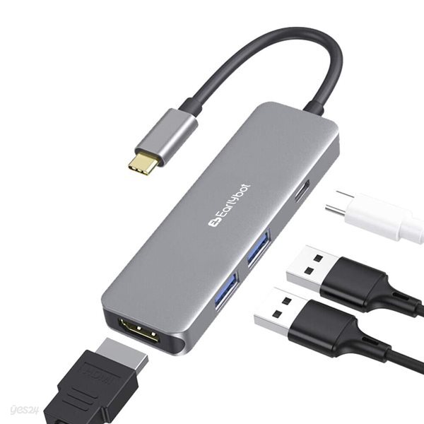 얼리봇 SGUC-102 USB C타입 멀티 포트 허브 PD지원 {SGUC102}