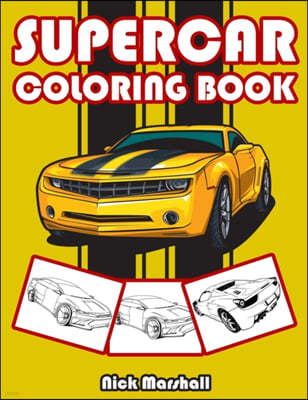 Supercar Coloring Book