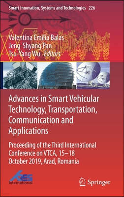 Advances in Smart Vehicular Technology, Transportation, Communication and Applications: Proceeding of the Third International Conference on Vtca, 15-1
